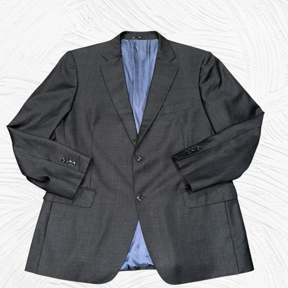 Suitsupply Napoli Blazer 48R(47) Single Breast Vitale Wool 110s Surgeon Cuff
